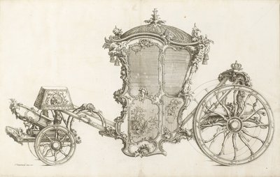 Design for a Carriage by Johann Michael Hoppenhaupt